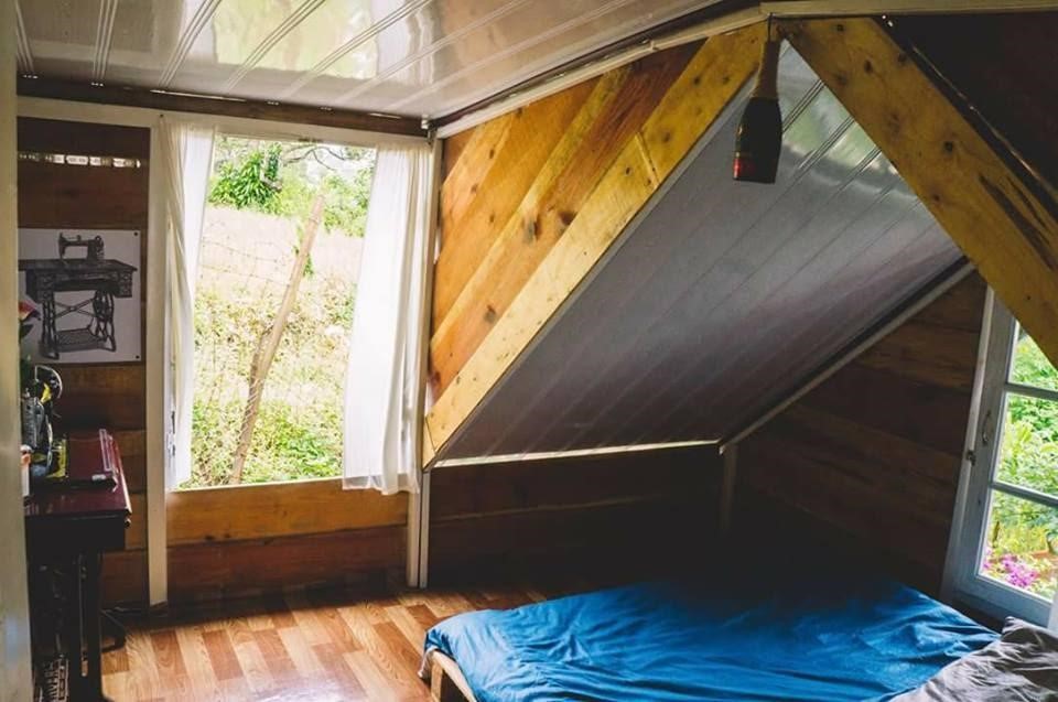 Phòng ngủ mang đến cảm giác gần gũi với thiên nhiên