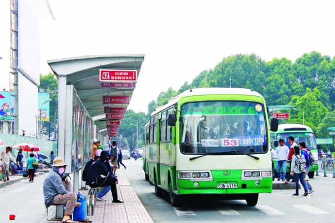Xe bus-Phương tiện công cộng thông dụng tại TP.HCM