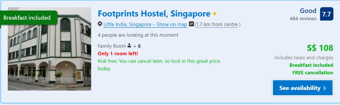 homestay singapore