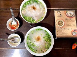 Bún quậy Phú Quốc tại quán Kiến Xây