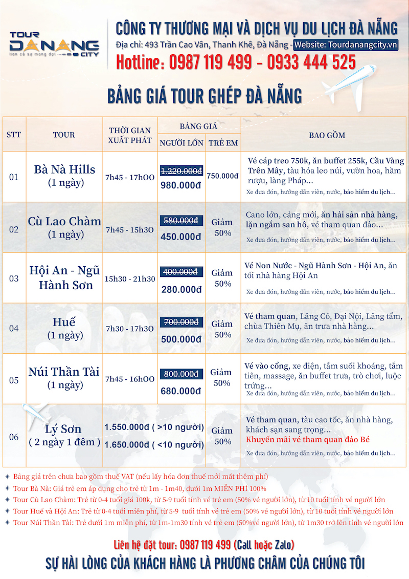 tour du lịch Đà Nẵng