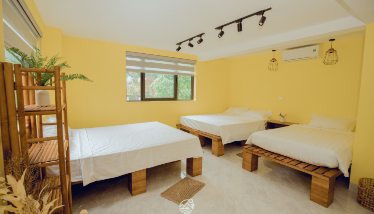 Phòng ngủ tại Đồng Giao villa